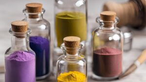 پیگمنتهای طبیعی از منابع طبیعی مانند گیاهان و حيوانات استخراج میشوند. برخی از آنها عبارتند از: - کلروفیل: رنگدانه سبز در گیاهان. - کارمین: از حشرههای کوچک به نام cochineal استخراج میشود.